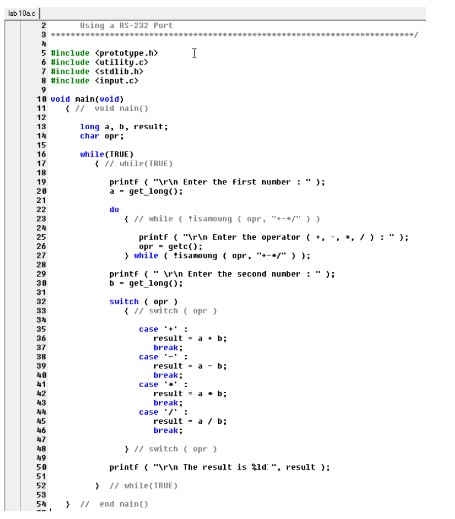 Solved 2.Please add comments to each line of the program | Chegg.com