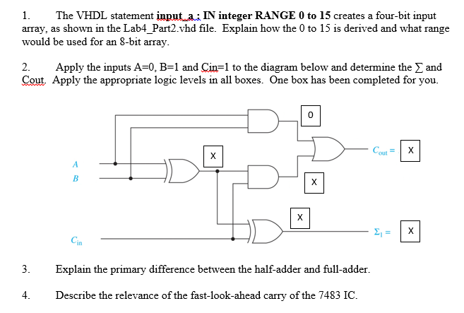 vhdl integer assignment