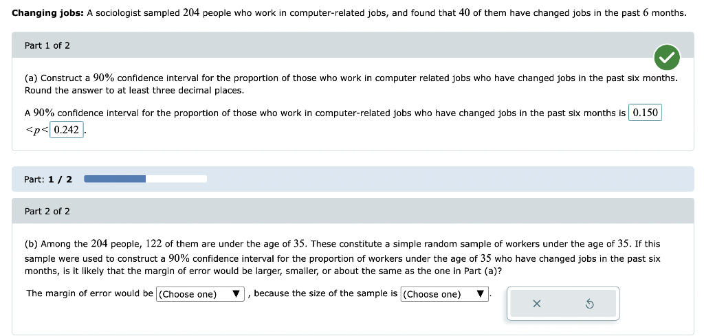Solved The options for the drop-down menus are: 1st | Chegg.com