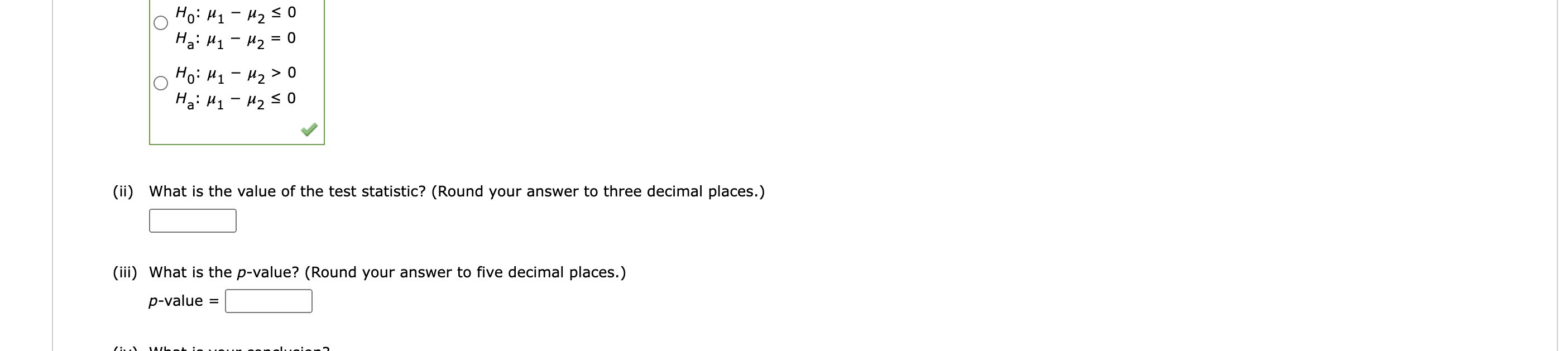 Solved (a) Develop an interval estimate for the difference | Chegg.com