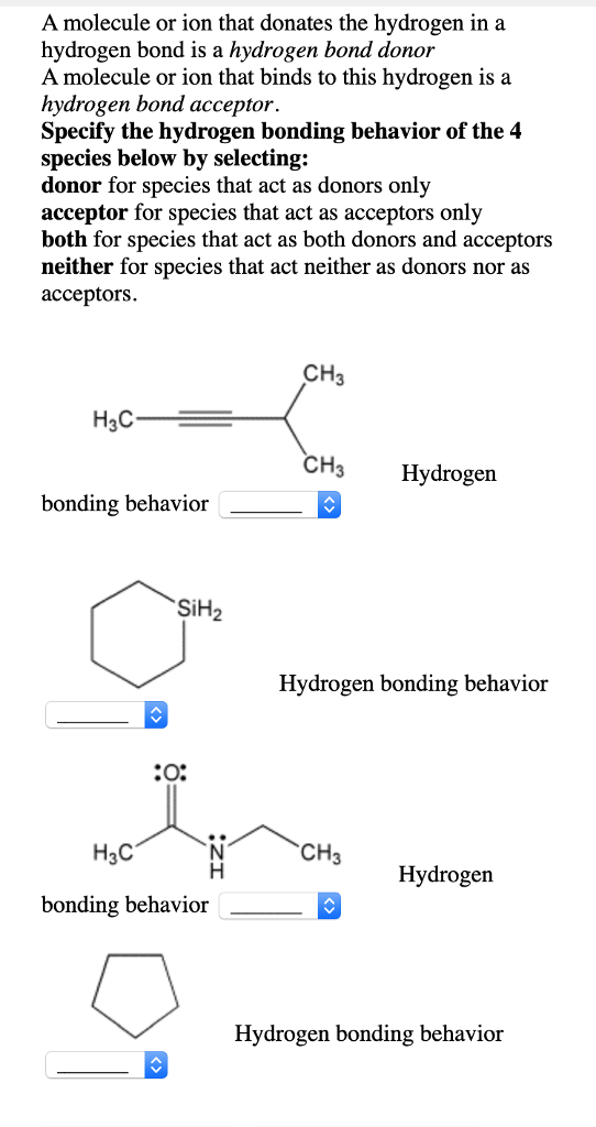Solved A molecule or ion that donates the hydrogen in a | Chegg.com