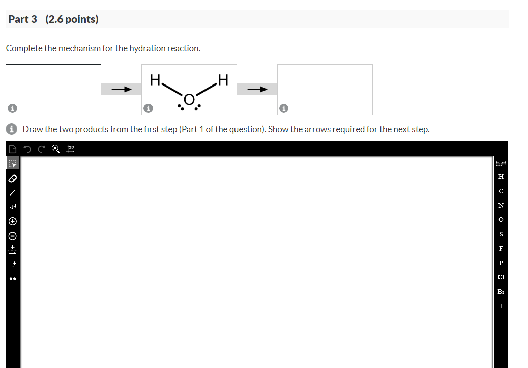 Solved Draw the mechanism arrows for the first step of the | Chegg.com