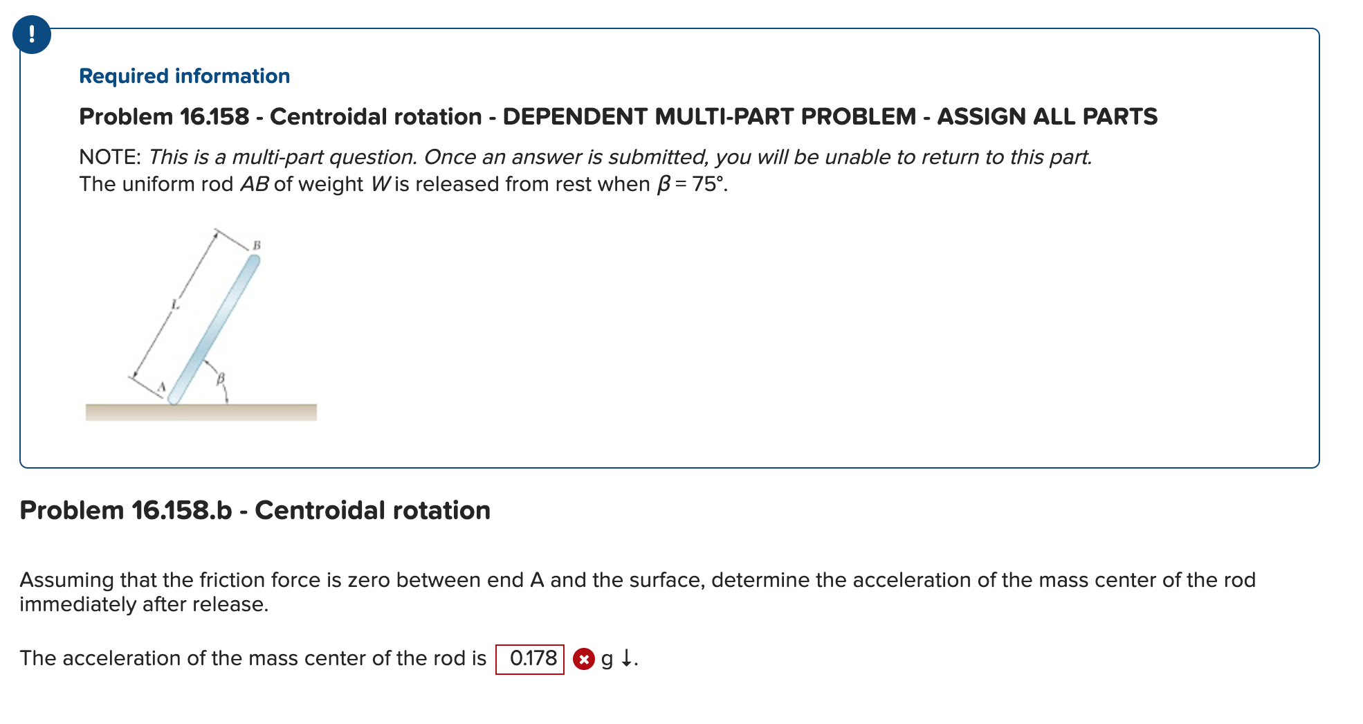 Solved Required Informationproblem Centroidal Chegg Com