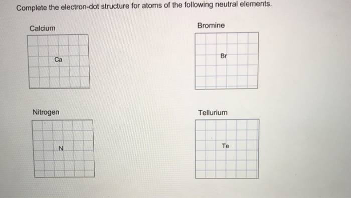 solved-complete-the-electron-dot-structure-for-atoms-of-the-chegg