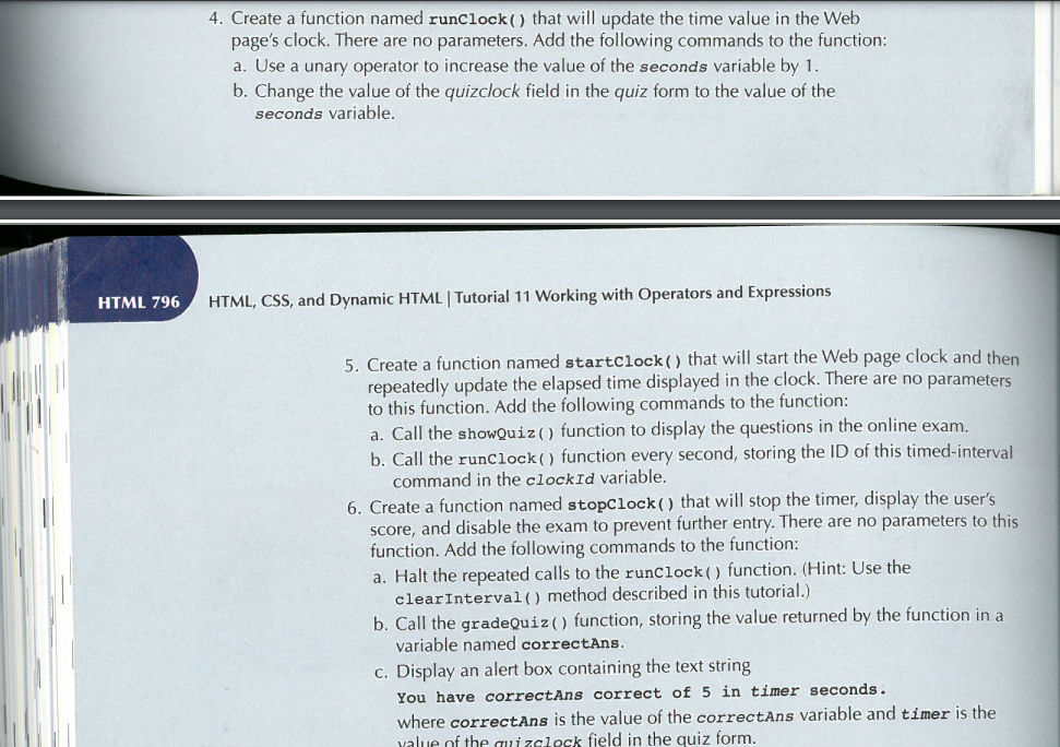 Solved For HTML, I have a few questions 4-6 regarding a quiz | Chegg.com