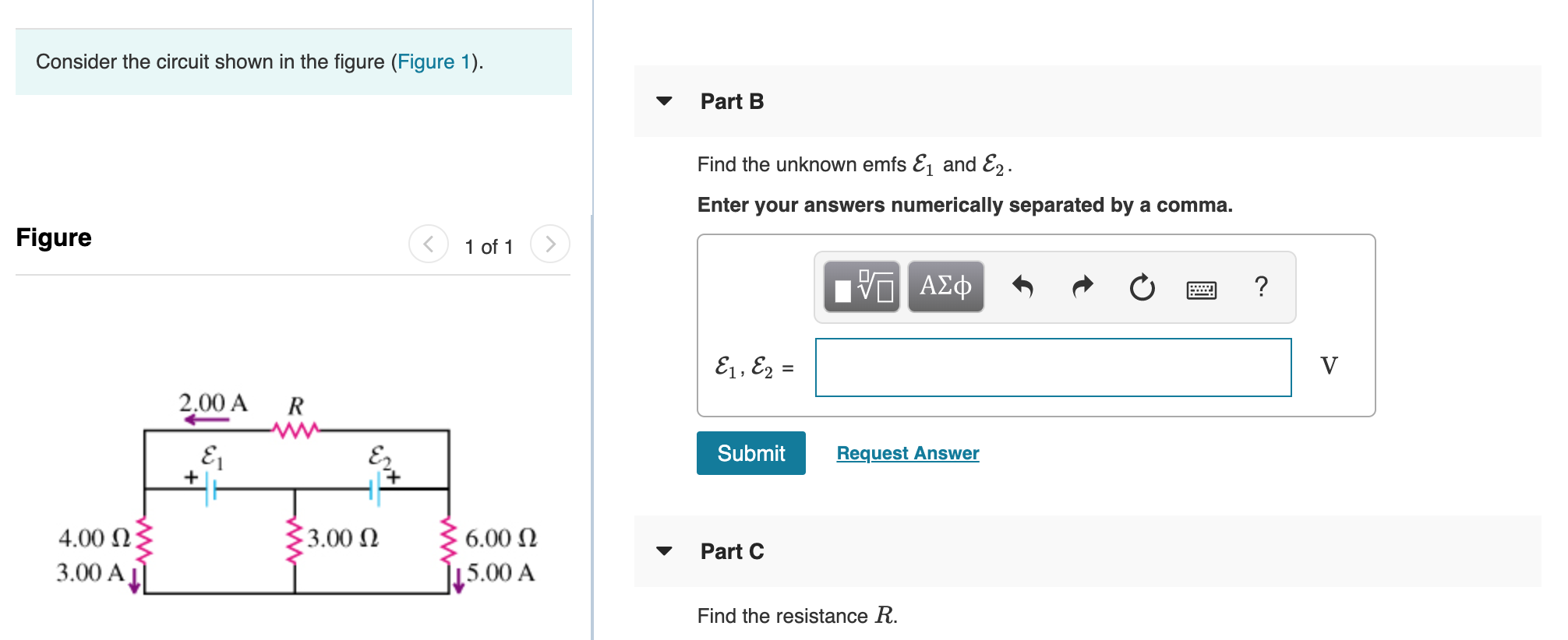Solved Consider the circuit shown in the figure (Figure 1) | Chegg.com
