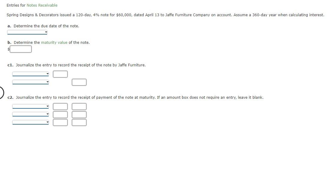 Solved c1. Journalize the entry to record the receipt of the | Chegg.com