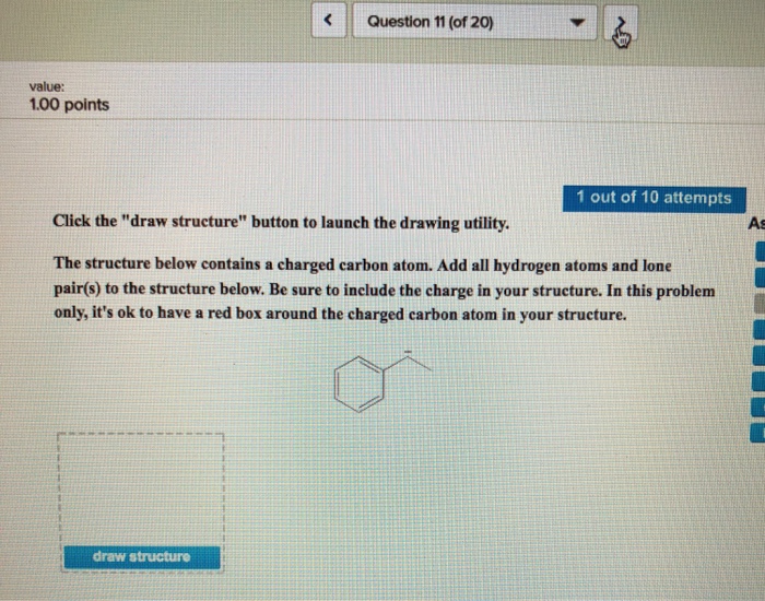 Solved Question 11 (of 20) value: 1.00 points 1 out of 10 | Chegg.com