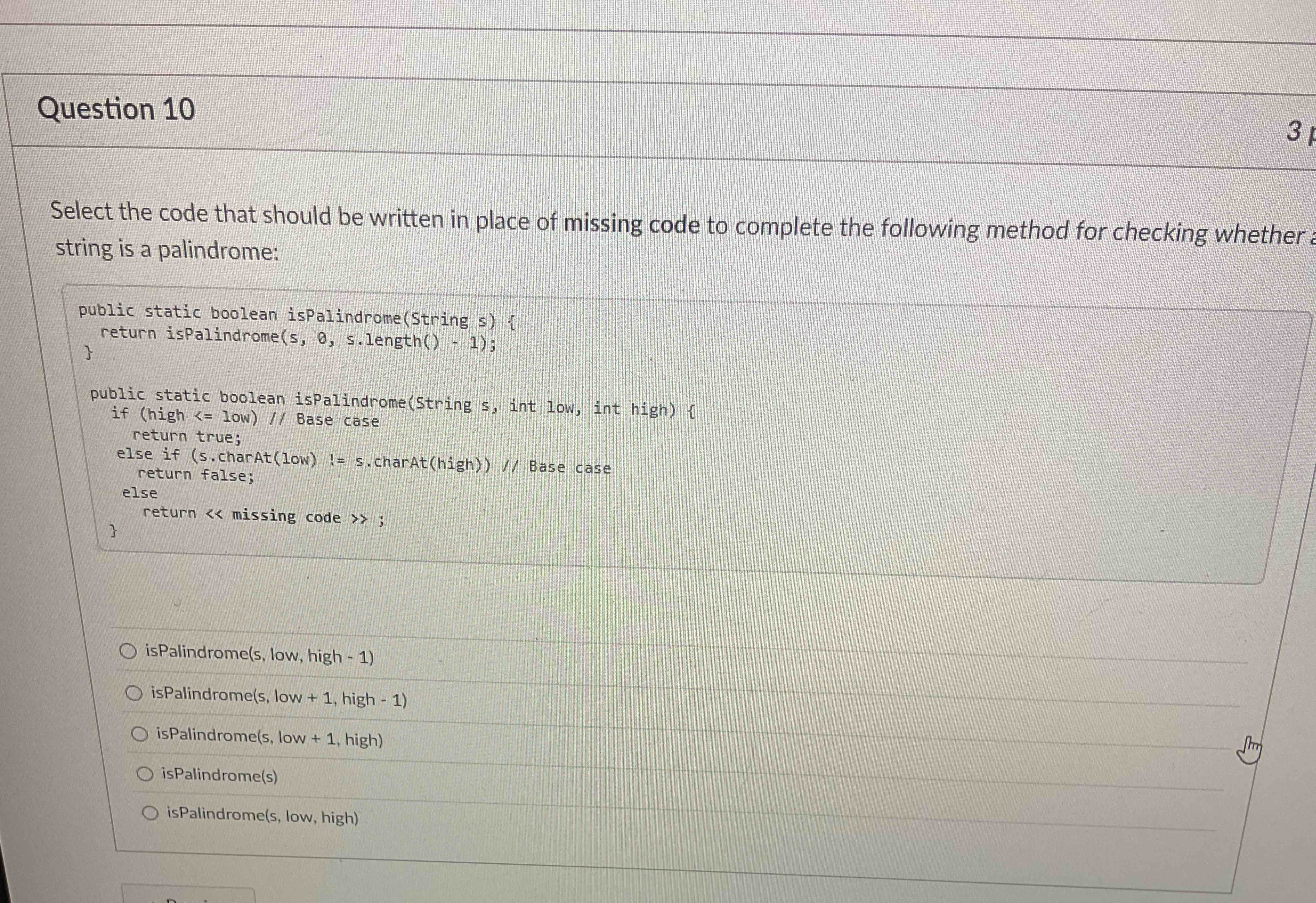 Solved Please refer to the Java code pictured | Chegg.com
