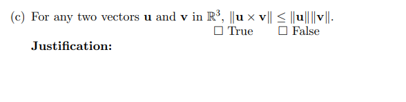 Solved C For Any Two Vectors U And V In R Uvuv Chegg Com