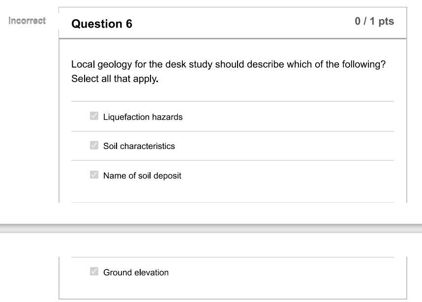 Solved Local geology for the desk study should describe