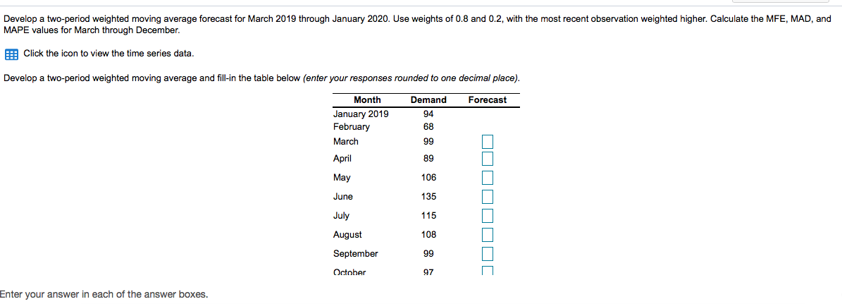 solved-develop-a-two-period-weighted-moving-average-forecast-chegg