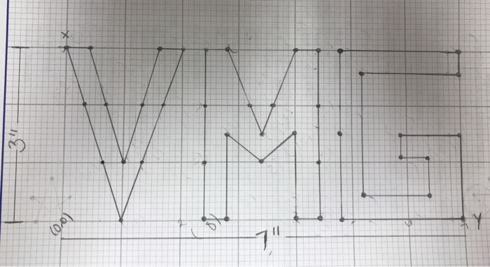 Solved I’m needing a G-code written for this drawing. **It’s | Chegg.com