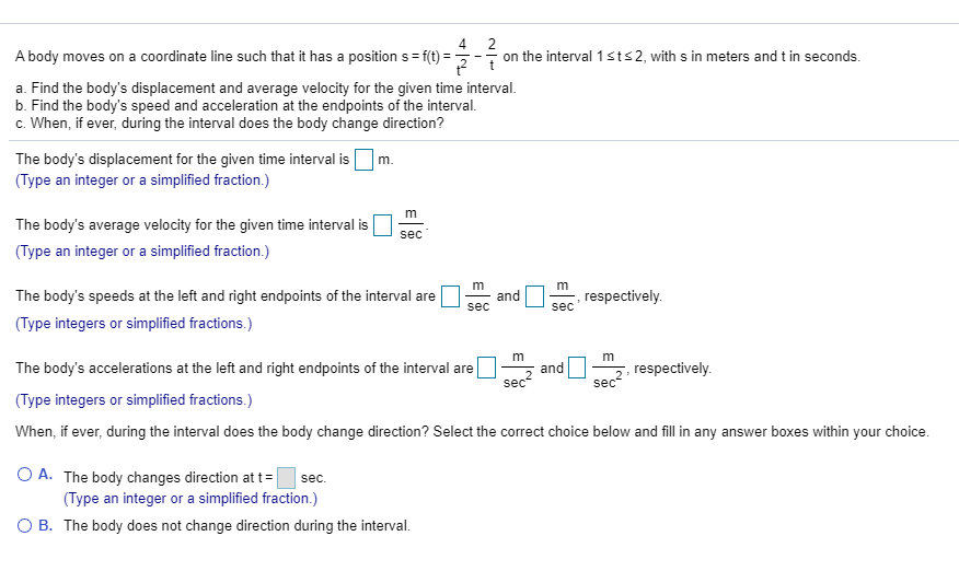 solved-a-body-moves-on-a-coordinate-line-such-that-it-has-a-chegg