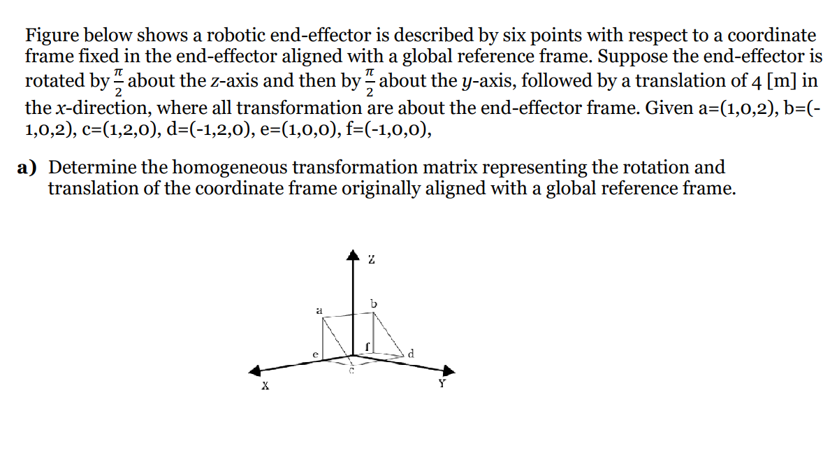 Solved Figure Below Shows A Robotic End-effector Is | Chegg.com