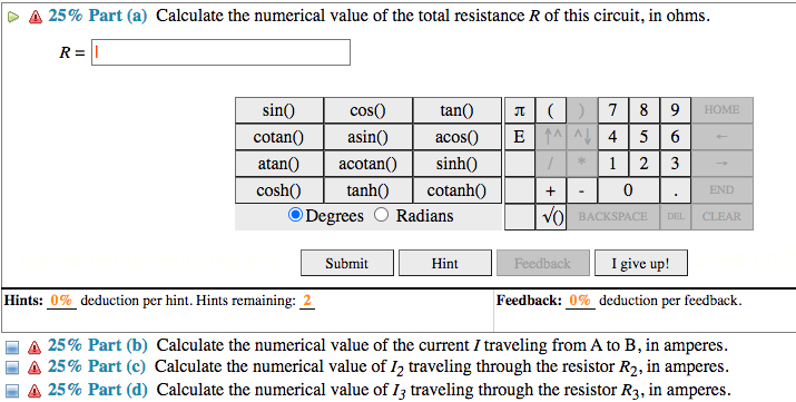 Solved (8\%) Problem 11: Consider The Three Resistors | Chegg.com