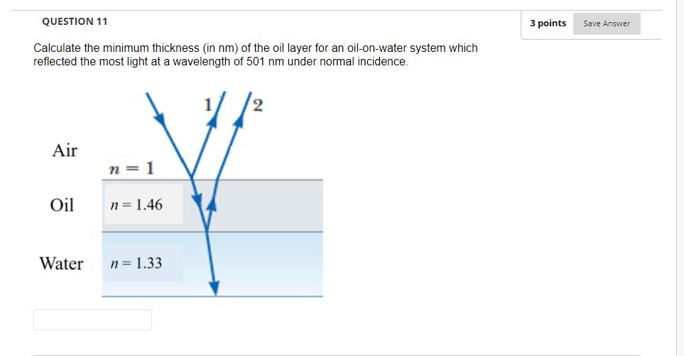 Solved QUESTION 11 3 points Save Answer Calculate the | Chegg.com