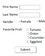 how to create user input table in html