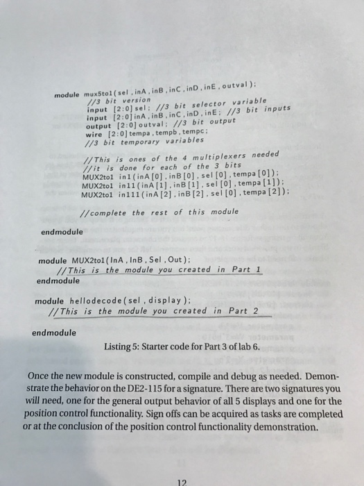Solved I need help with the codes for part 3 and 4, I have | Chegg.com