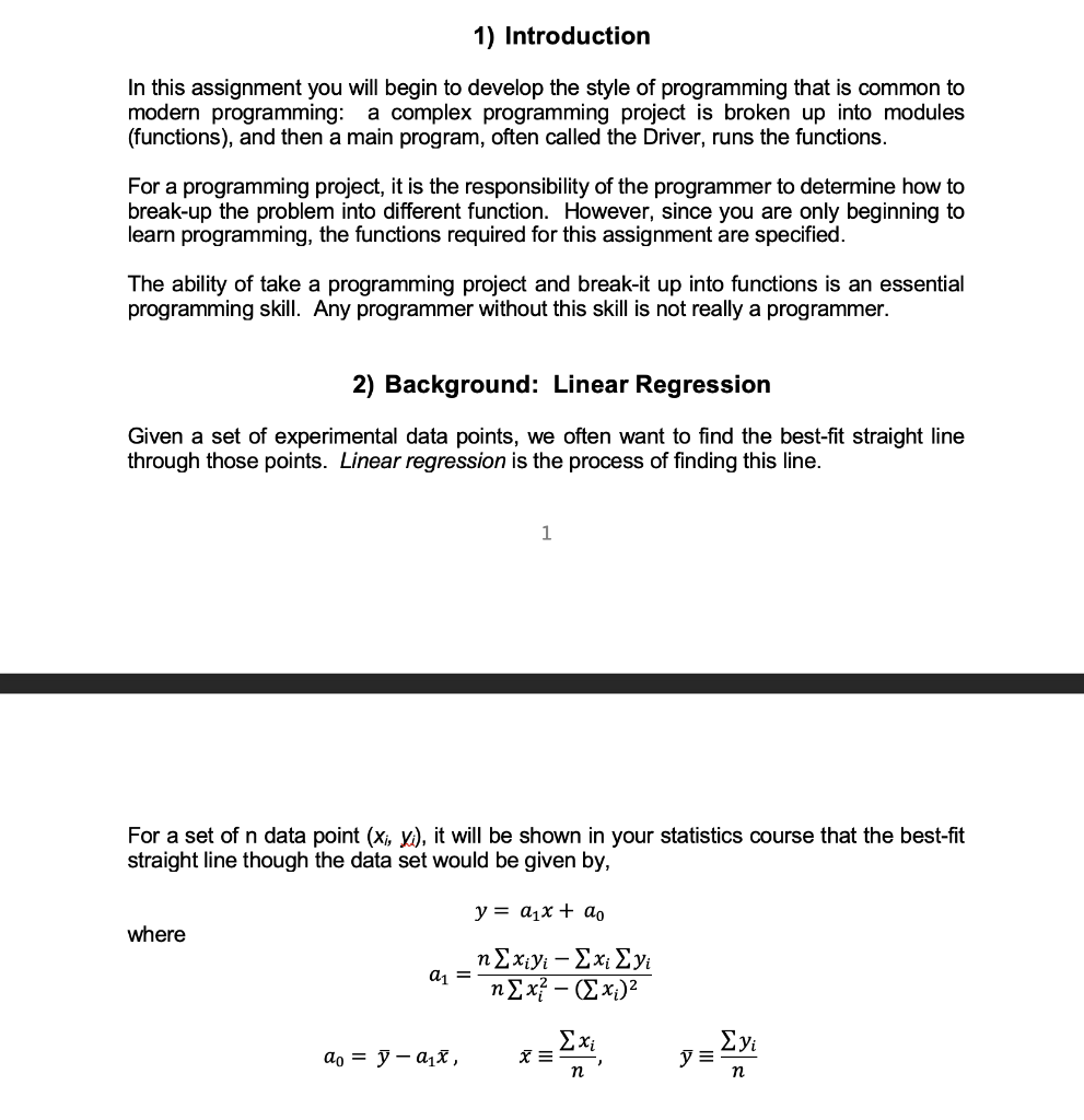 Solved In this assignment you will begin to develop the | Chegg.com