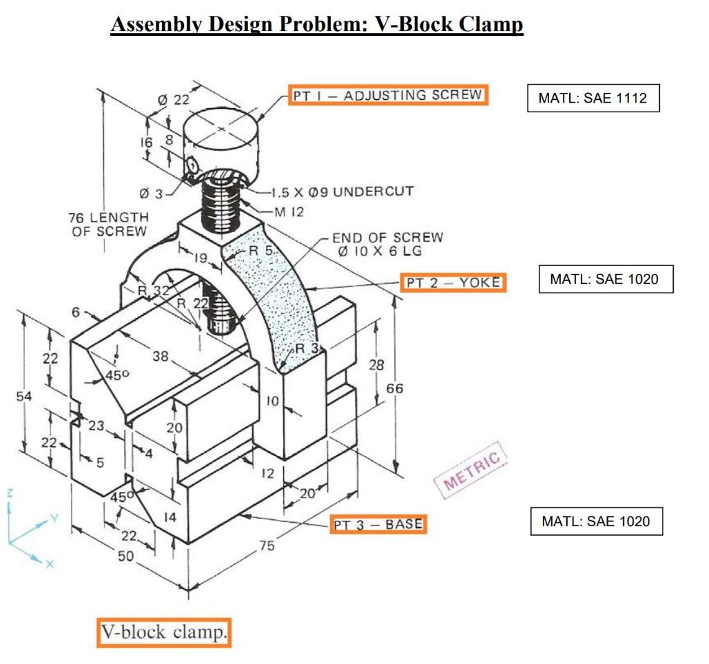 Solved (detailed Working And Assembly Drawing) Problem#1: 