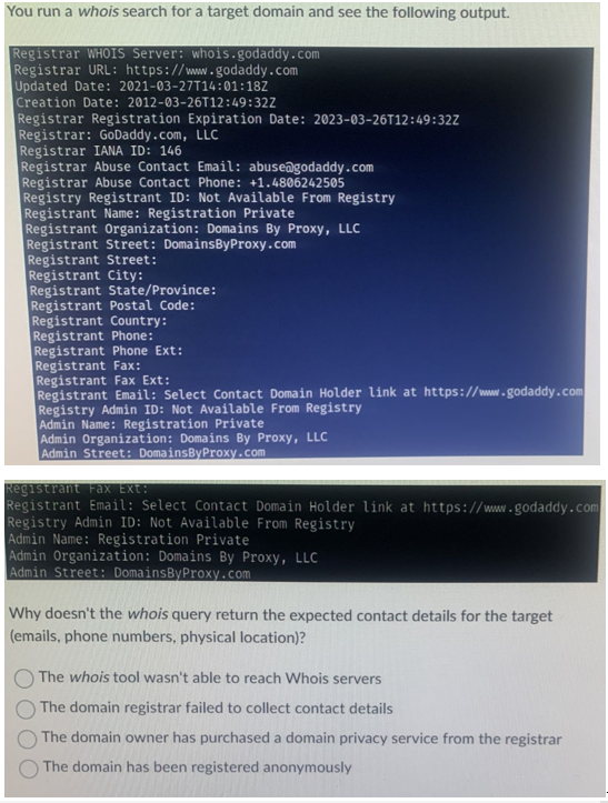 Solved The command shown in the screenshot below is an | Chegg.com