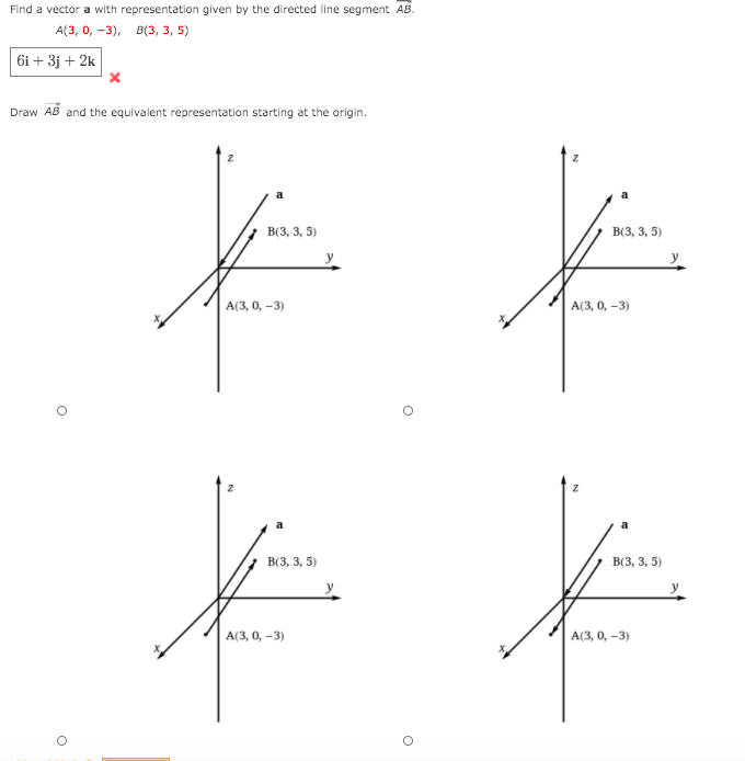 Solved Find a vector a with representation given by the | Chegg.com