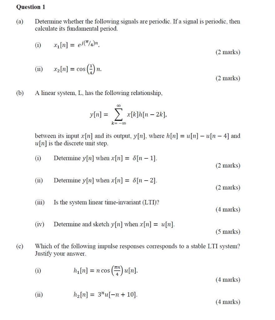 Solved Hi i need help with this linear systems & design | Chegg.com