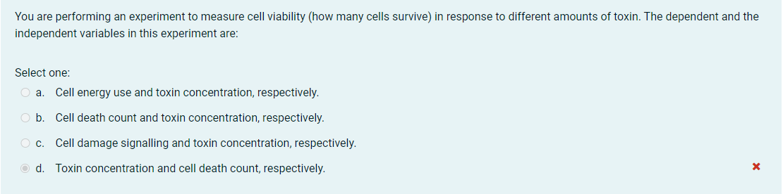 Solved You are performing an experiment to measure cell | Chegg.com