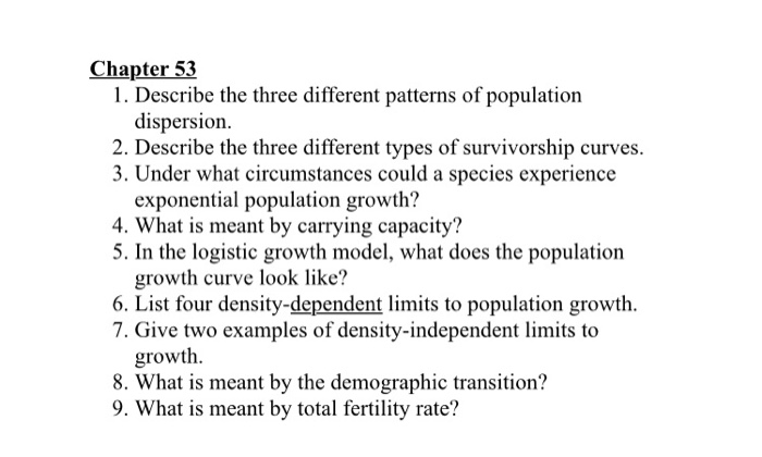 Solved Chapter 53 1. Describe the three different patterns | Chegg.com