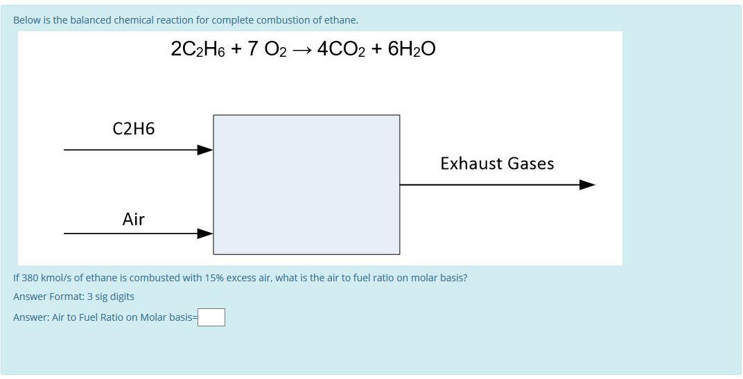 Solved Below is the balanced chemical reaction for complete | Chegg.com