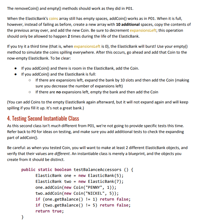 Solved 0. Project Files and Setup Create a new Java Project | Chegg.com
