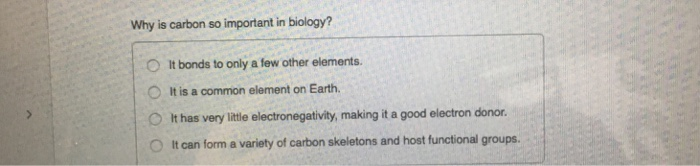 solved-why-is-carbon-so-important-in-biology-o-it-bonds-to-chegg