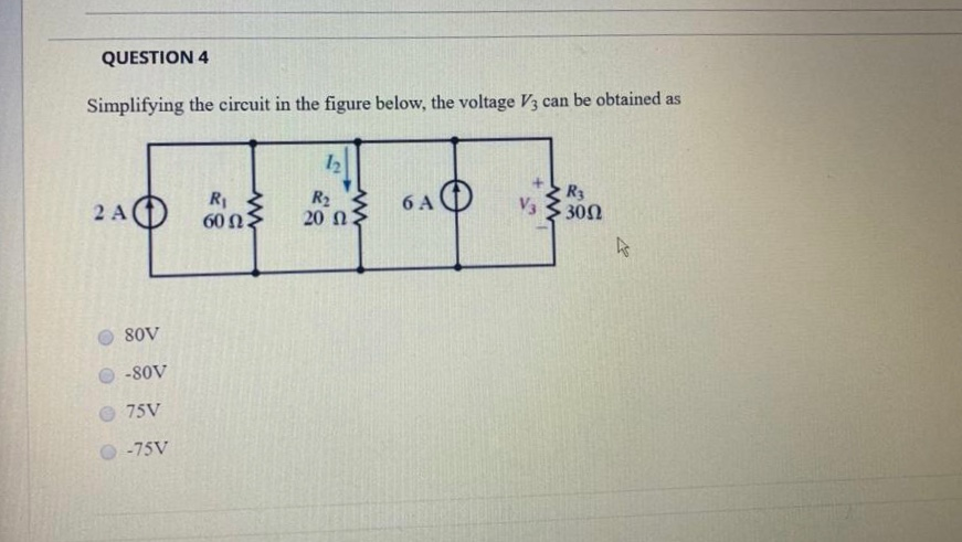 Solved QUESTION 4 Simplifying the circuit in the figure | Chegg.com