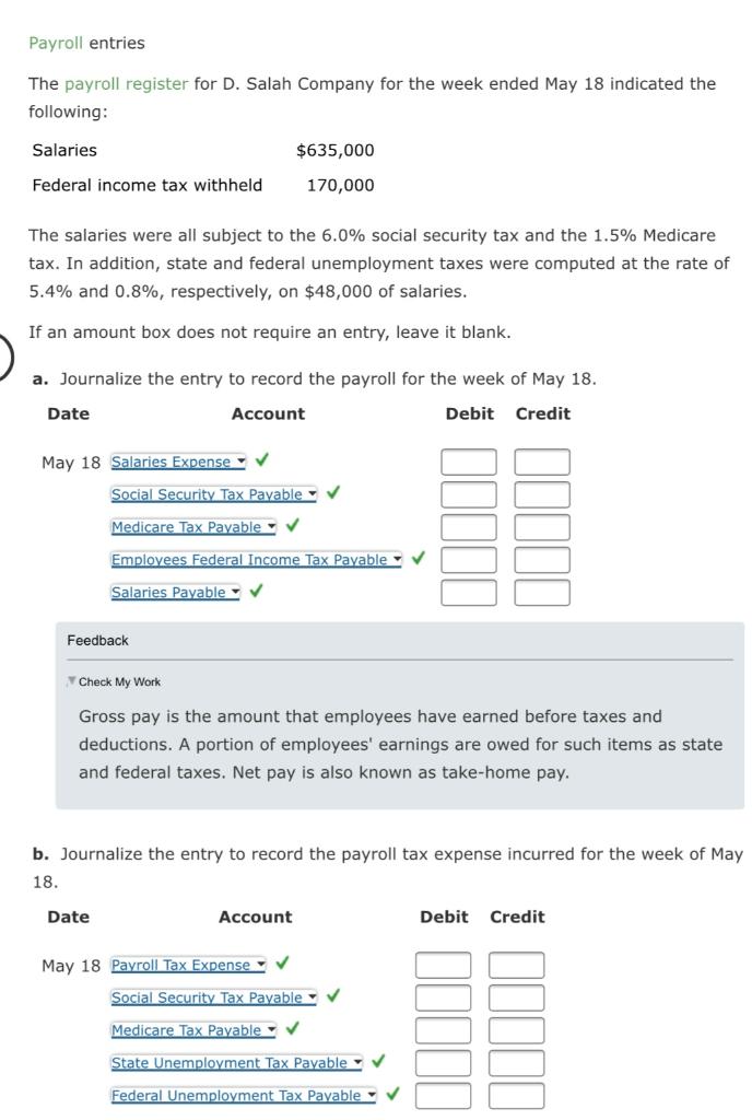 solved-payroll-entries-the-payroll-register-for-d-salah-chegg