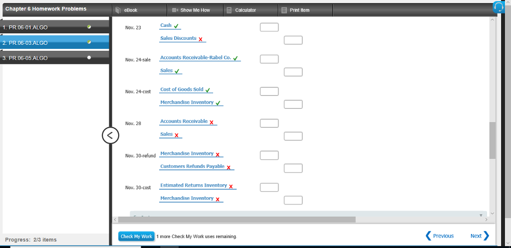 Solved Chapter 6 Homework Problems Show Me How Calculator | Chegg.com