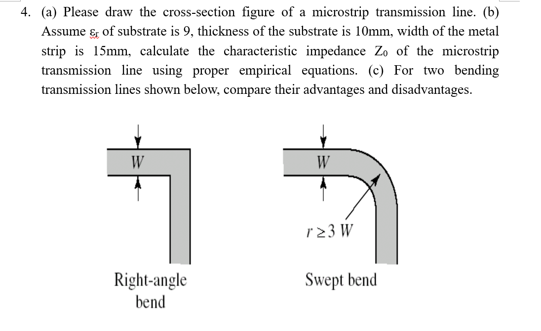 Solved 4. (a) Please draw the cross-section figure of a | Chegg.com