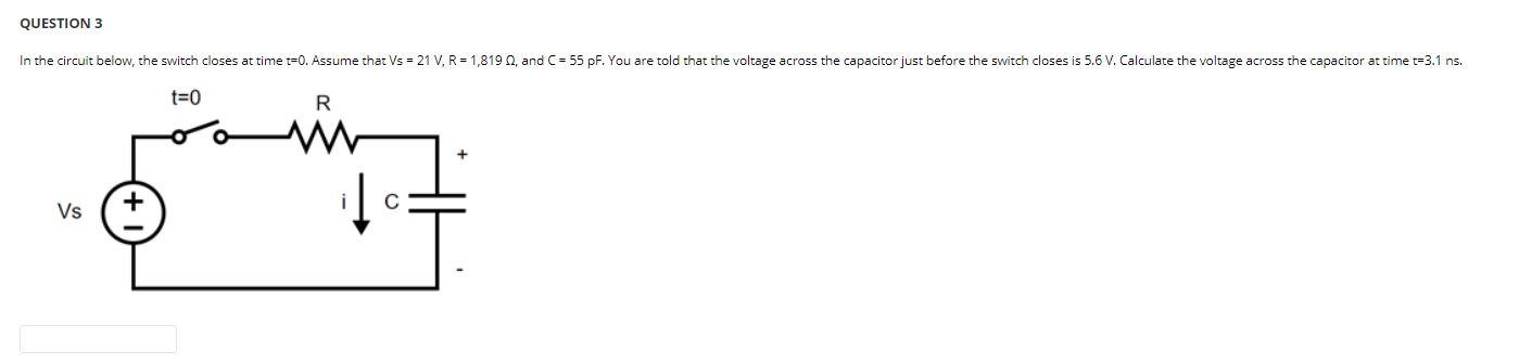Solved QUESTION 7 You are given the following circuit. | Chegg.com