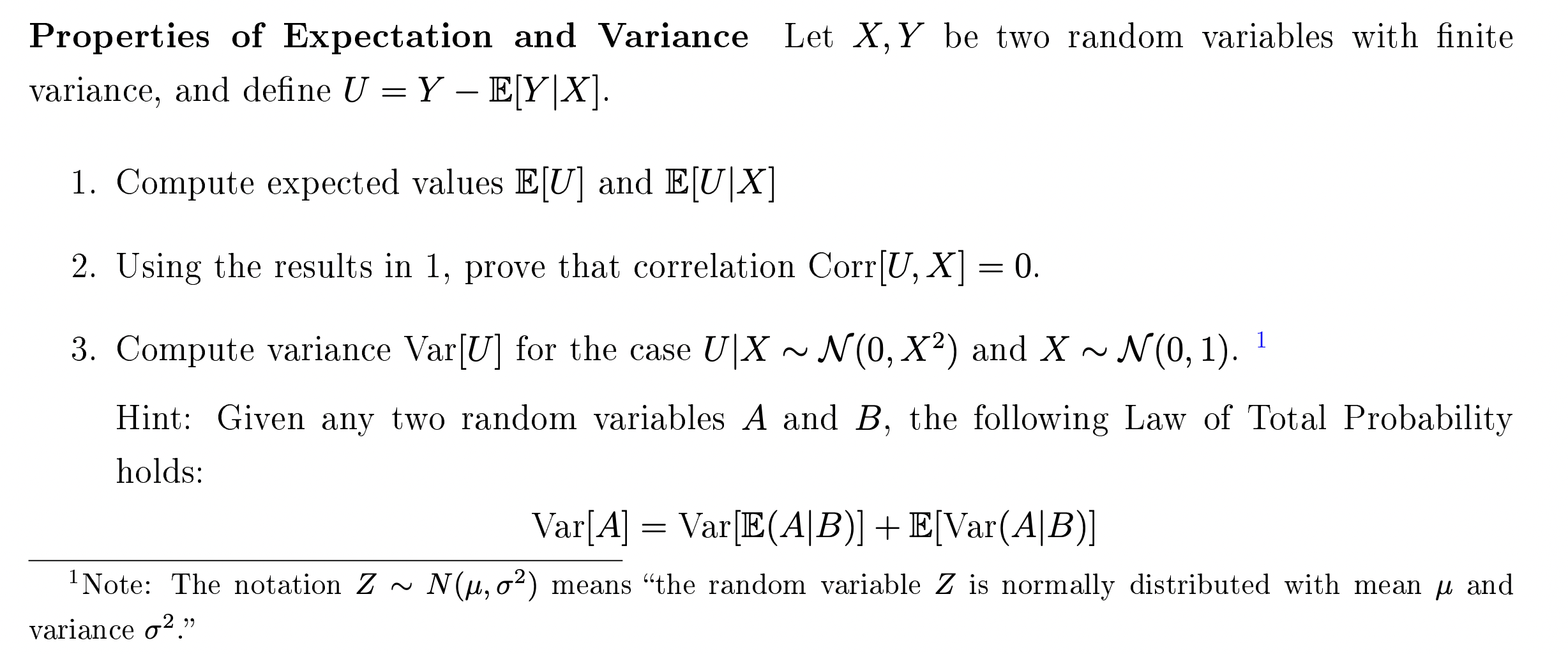 Solved Properties Of Expectation And Variance Let X, Y Be | Chegg.com