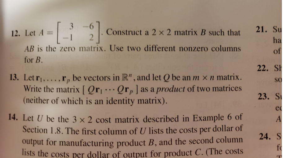 Solved number 12 only. explain how you found each column in | Chegg.com