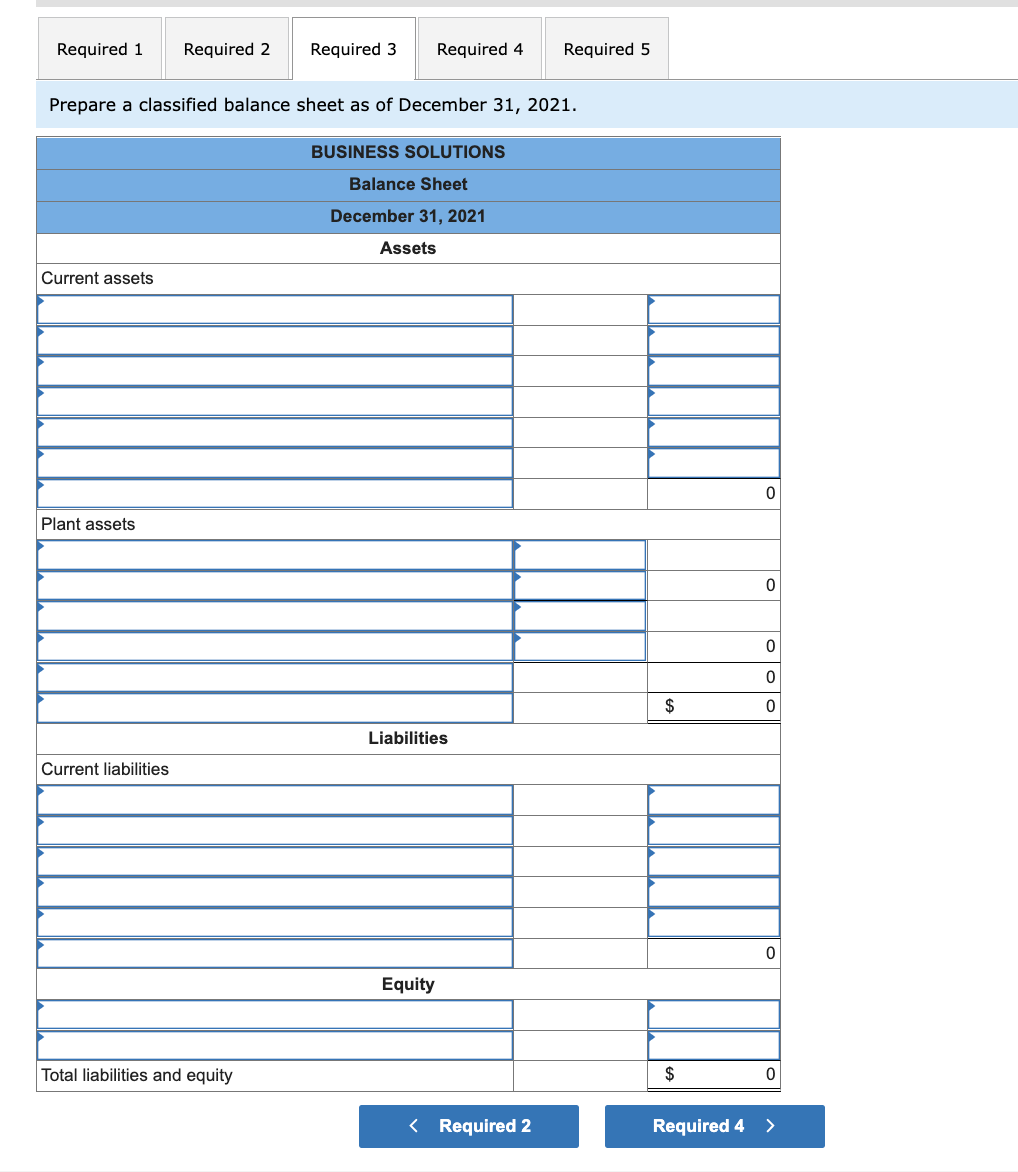 Solved The December 31, 2021, adjusted trial balance of | Chegg.com