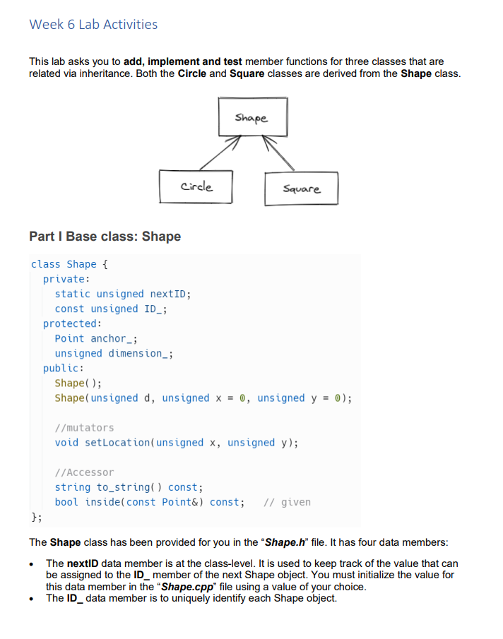 Solved Please complete the following activity in C++ using | Chegg.com