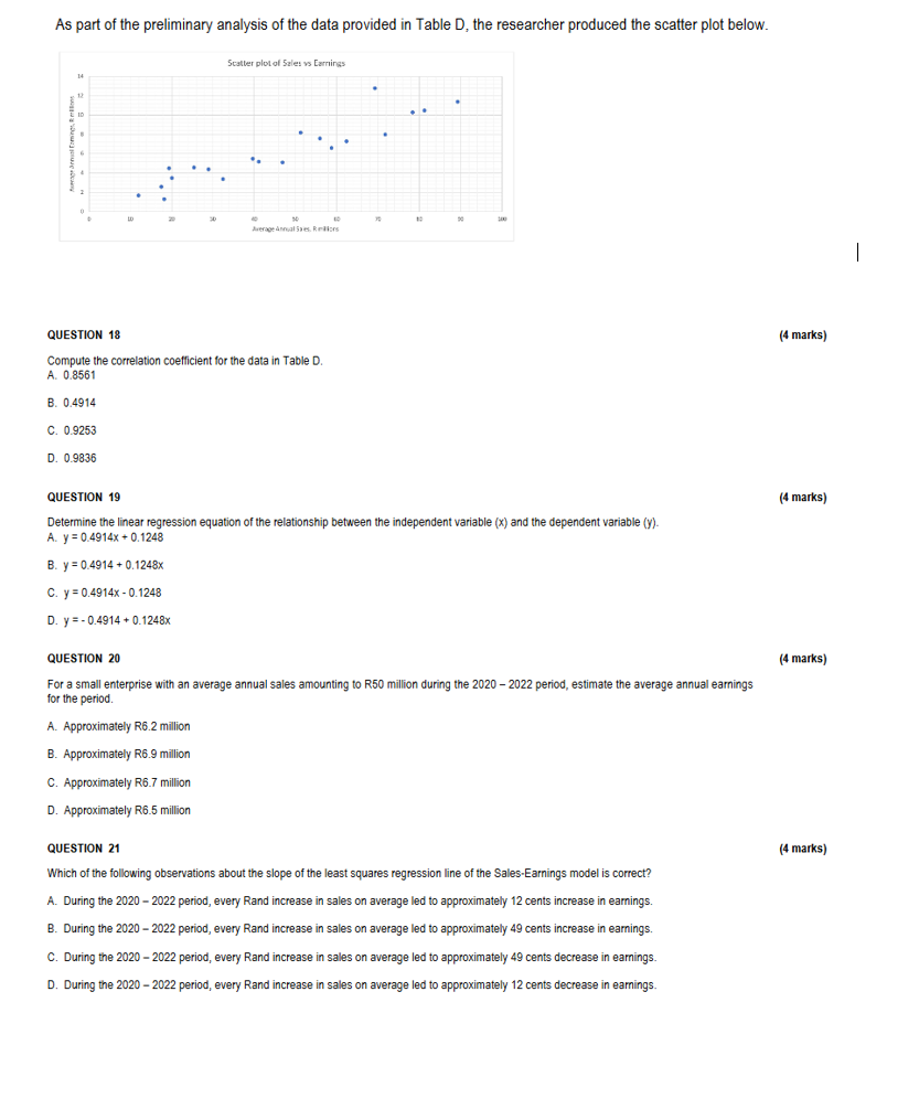 As part of the preliminary analysis of the data | Chegg.com