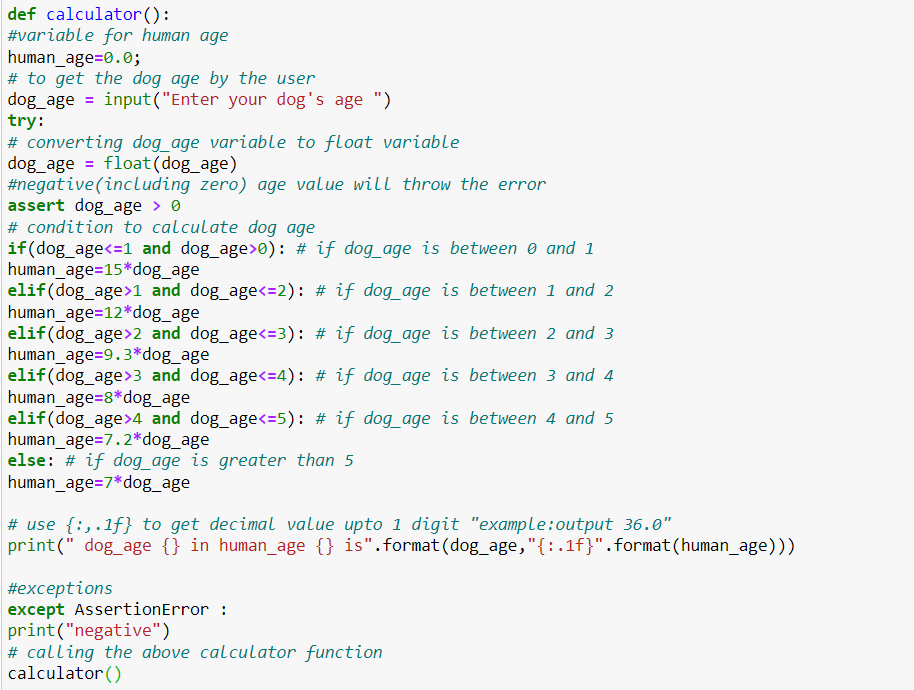 Solved How Old Is Your Dog In Human Years Calculator In Chegg