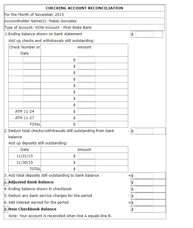 Solved Use Worksheet 4.1. Mateo Gonzalez has an | Chegg.com