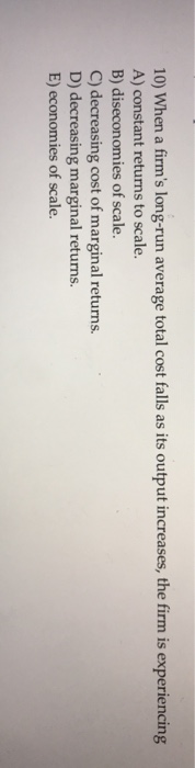 Solved 6) The total product curve shows the relationship | Chegg.com