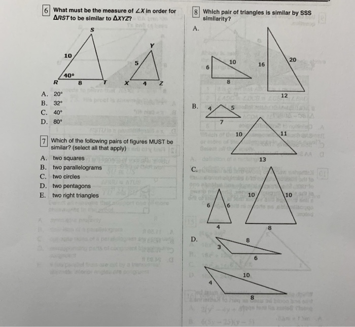 Solved what must be the measure of angle X in order for | Chegg.com