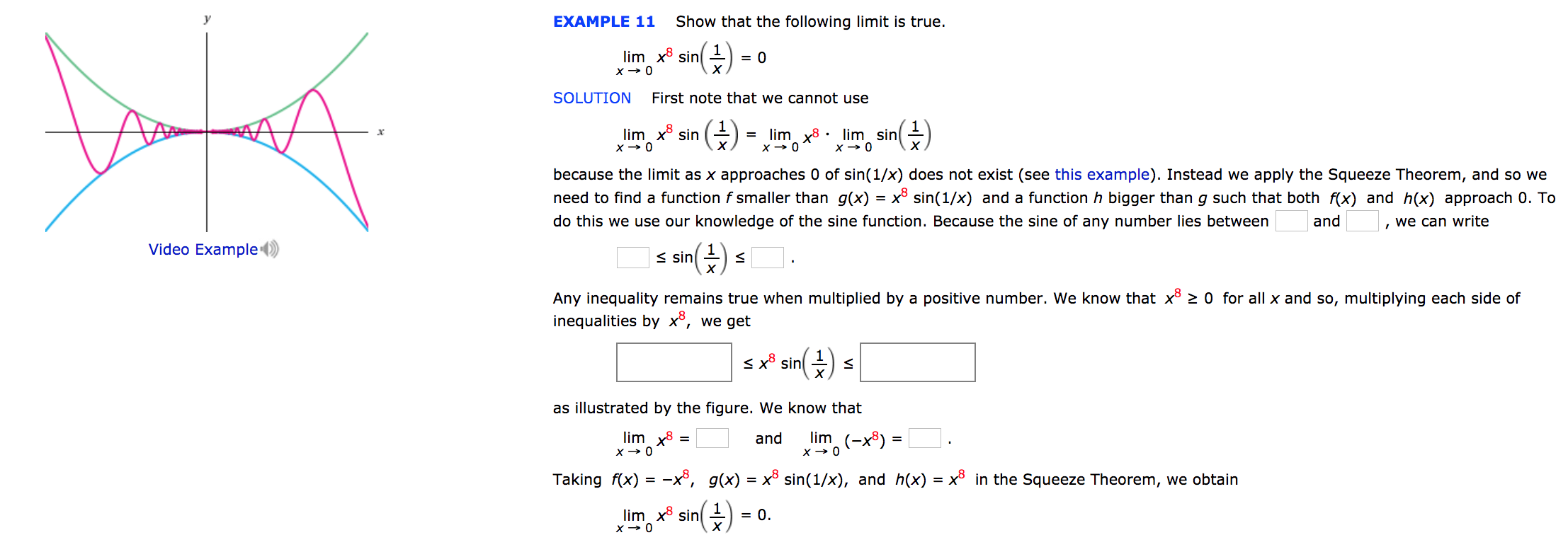 Solved Show That The Following Limit Is True Example 11