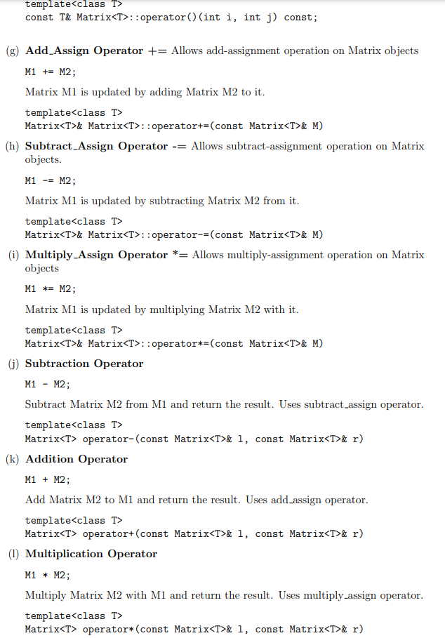 Solved 1 Introduction A m×n matrix is a two-dimensional | Chegg.com