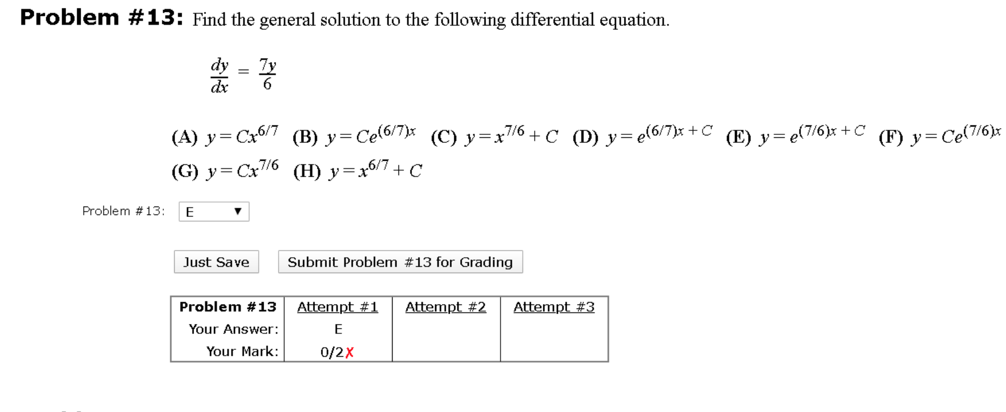 Solved Problem 13 Find The General Solution To The